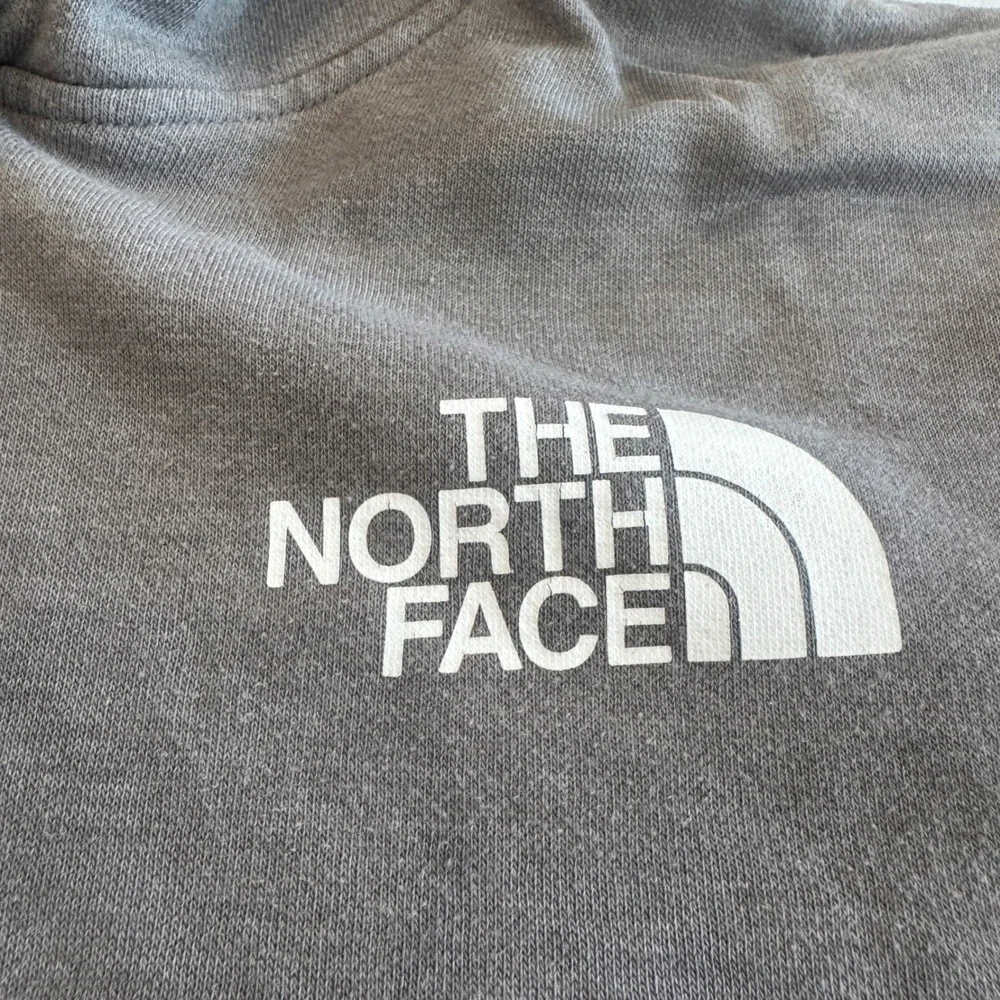 The North‎ Face Mens Grey Never Stop Exploring Graphic Pullover Hoodie Size M